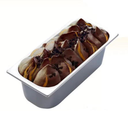 Παγωτοδοχείο ανοξείδωτο βαθύ μεγάλο με καπάκι