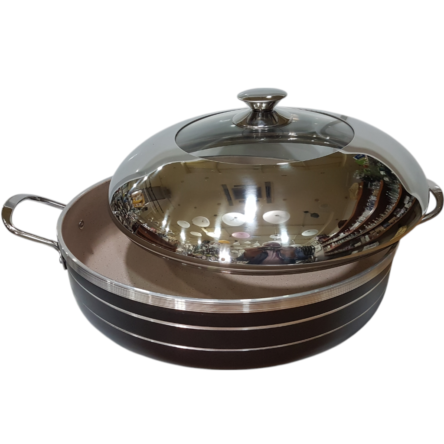 Γάστρα στρογγυλή με αντικολλητική επίστρωση πέτρα