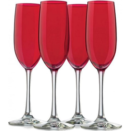 Ποτήρι σαμπάνιας κόκκινο