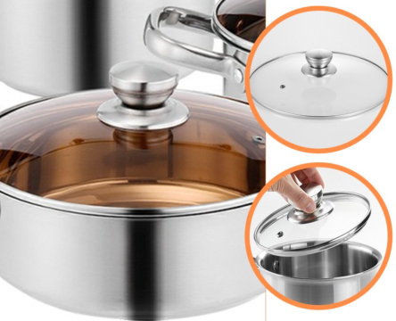 Πόμολο καπακιού κατσαρόλας ανοξείδωτο