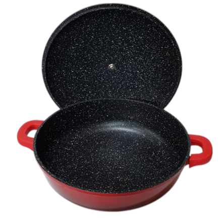 Χύτρα ρηχή αντικολλητική αλουμίνιου