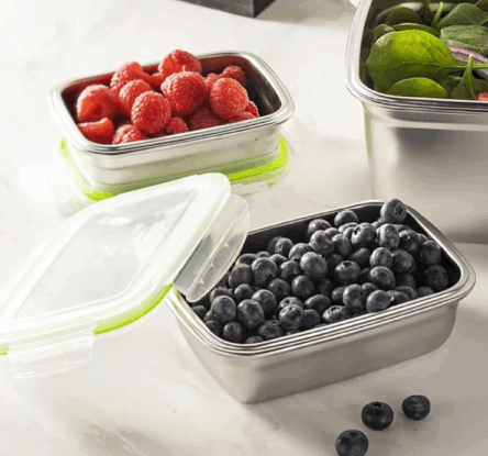 Φαγητοδοχείο ανοξείδωτο 850 ml