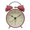 Ρολόι ξυπνητήρι μεταλλικό κόκκινο χρώμα