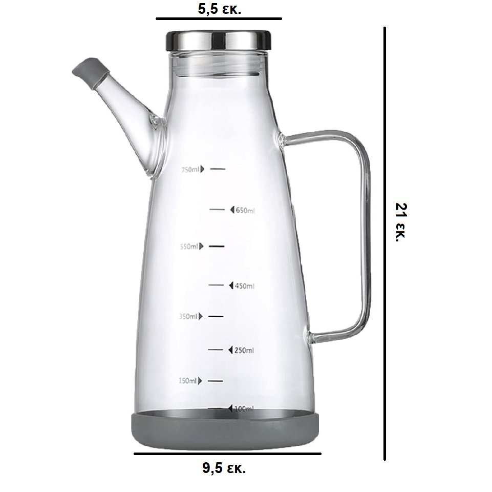 Λαδικό γυάλινο 750 ml