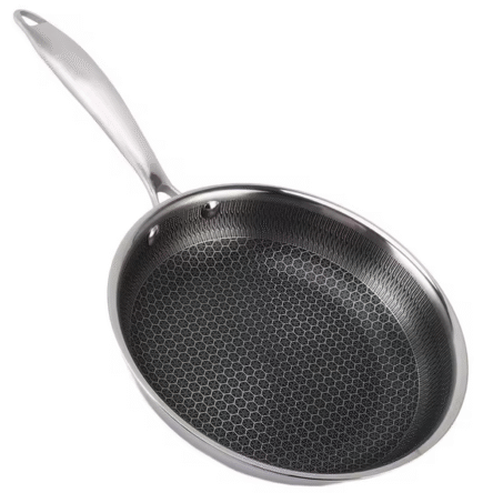 Τηγάνι ανοξείδωτο με αντικολλητική επίστρωση 28x5cm