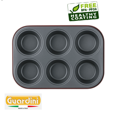 Φόρμα μάφιν 6 θέσεων Guardini