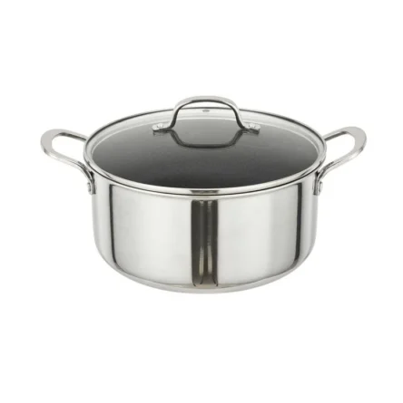 Κατσαρόλα 20 cm ανοξείδωτη με αντικολλητική επίστρωση hi tech