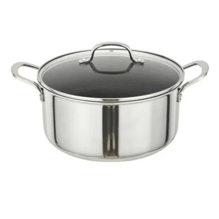Κατσαρόλα 24 cm ανοξείδωτη με αντικολλητική επίστρωση hi tech