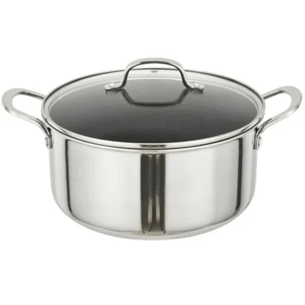 Κατσαρόλα 26 cm ανοξείδωτη με αντικολλητική επίστρωση hi tech