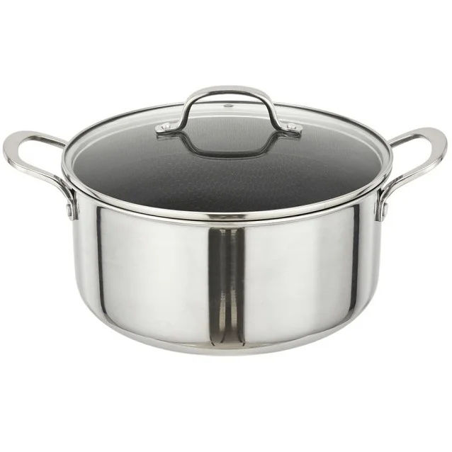 Κατσαρόλα 26 cm ανοξείδωτη με αντικολλητική επίστρωση hi tech