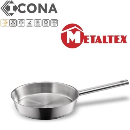 Τηγάνι ανοξείδωτο 18/10 metaltex icona 20εκ. πάτος 5mm