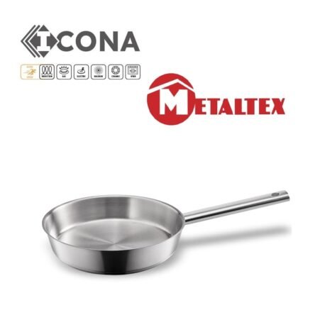Τηγάνι ανοξείδωτο 18/10 metaltex icona 20εκ. πάτος 5mm
